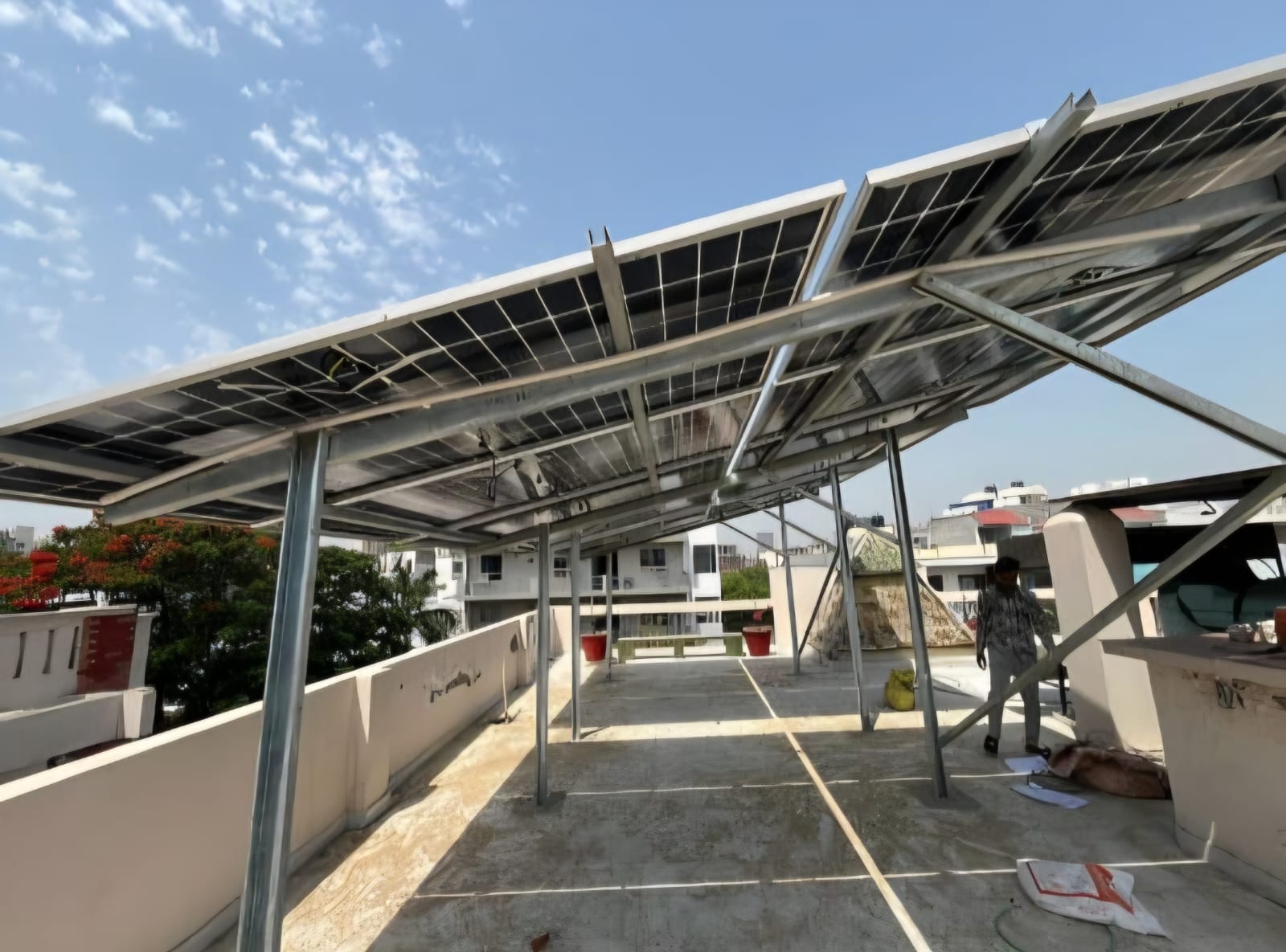 7kW Rooftop Solar Project Noida