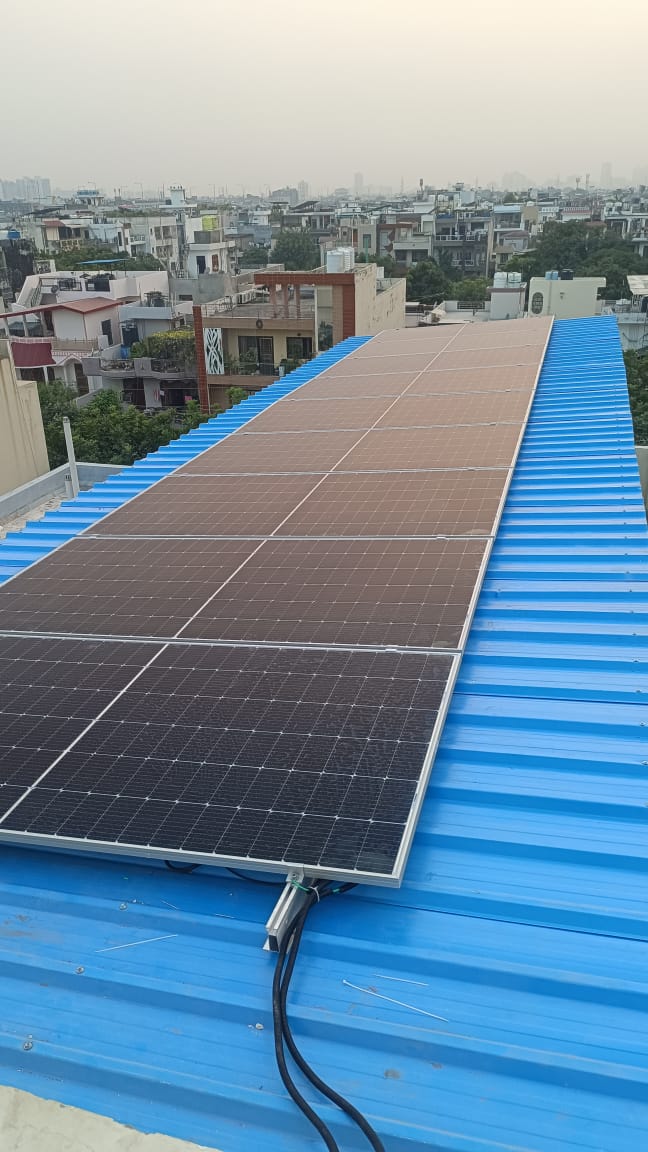 5kW Rooftop Solar Project Vasundhara